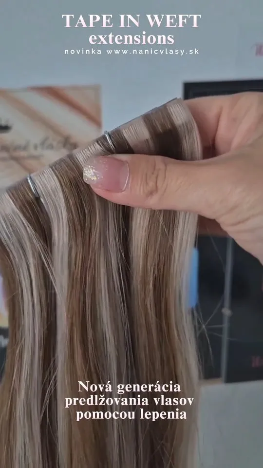 NOVINKA, KTORÁ MENÍ PRAVIDLÁ TAPE IN WEFT 🤍 Jeden široký pás. Viac vlasov. Menej aplikovania. A dokonale prirodzený INVI...