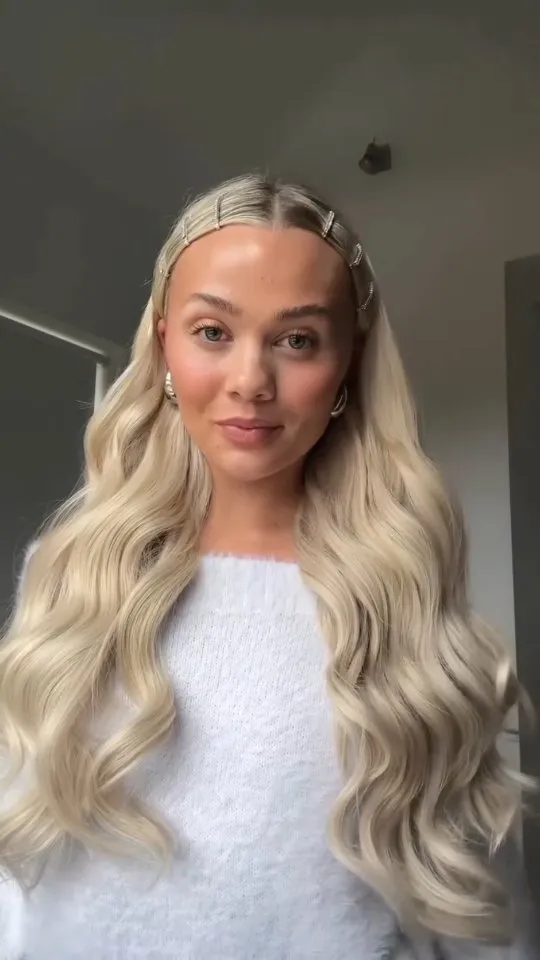 Videjko na princeznovské vlasy s clip in seamless, 50cm, #60 najsvetlejšia blond 🫶👑 #nanicvlasy #nanicvlasysk #extensio...