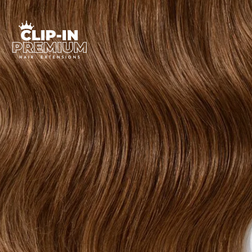 Clip in vlasy Premium karamelova hneda