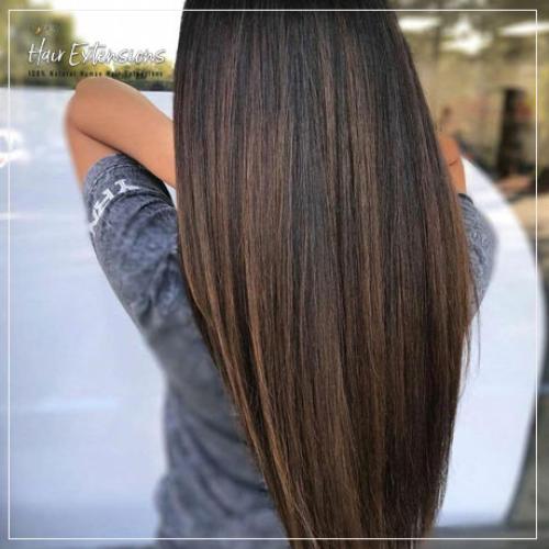 Clip-in vlasy Premium, melír #2/6, 35cm - 130g Clip-in vlasy Premium, melír #2/6, 35cm - 130g