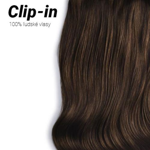 clip-in-vlasy-odtien-4-gastanovohneda-ludske-vlasy Clip-in vlasy Premium, odtieň #4, 60cm