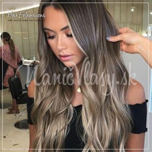 Clip-in vlasy Premium, odtieň #9/613, 45cm - 130g