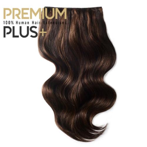 Clip-in Premium Plus, melír #2/4/6, 35cm - 180g Clip-in Premium Plus, melír #2/4/6, 35cm - 180g