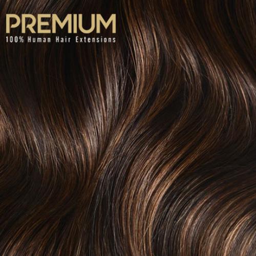 Clip-in vlasy Premium, melír #2/4/6, 35cm - 130g Clip-in vlasy Premium, melír #2/4/6, 35cm - 130g