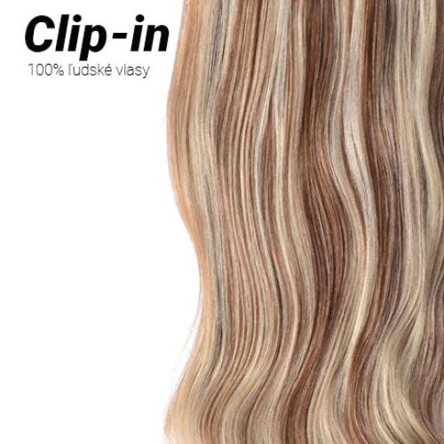 Clip-in vlasy Premium odtieň #6/613, 35cm - 130g Clip-in vlasy Premium odtieň #6/613, 35cm - 130g