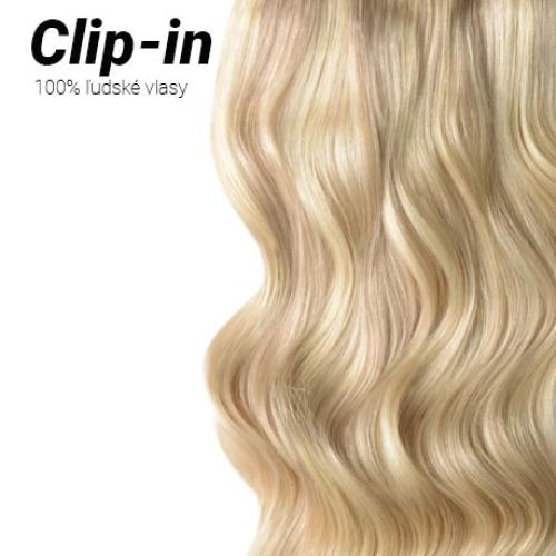 Clip-in vlasy Premium, odtieň #60/101, 55cm Clip-in vlasy Premium, odtieň #60/101, 55cm
