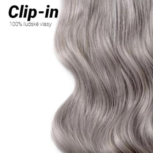 clip-in-vlasy-odtien-90-strieborno-seda-ludske-vlasy Clip-in vlasy Premium, odtieň #90, 35cm