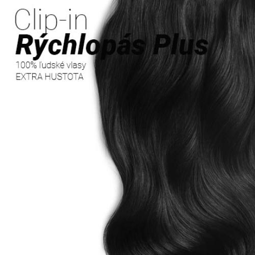 Clip-in Rýchlo pás Plus, odtieň #1B, 35cm Clip-in Rýchlo pás Plus, odtieň #1B, 35cm