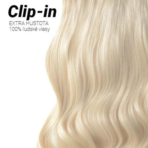 Clip-in Premium Plus, odtieň #60, 35cm - 180g Clip-in Premium Plus, odtieň #60, 35cm - 180g