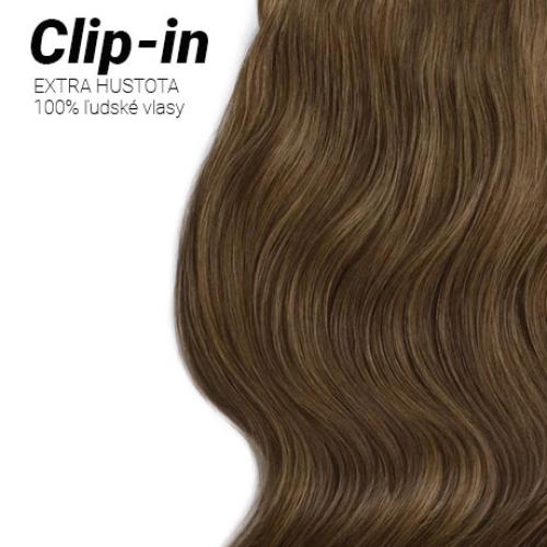 Clip-in Premium Plus, odtieň #9, 35cm - 180g Clip-in Premium Plus, odtieň #9, 35cm - 180g