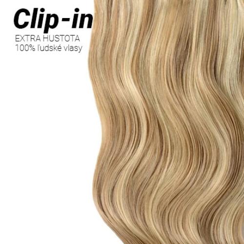 Clip-in Premium Plus, odtieň #18/613, 35cm - 180g Clip-in Premium Plus, odtieň #18/613, 35cm - 180g
