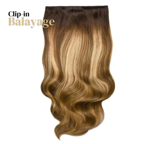 Clip-in Premium Plus Balayage # Elegance, 40cm - 180g Clip-in Premium Plus Balayage # Elegance, 40cm - 180g