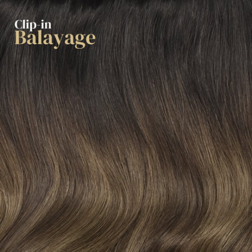 Clip-in Premium Plus Balayage # Espresso, 40cm - 180g Clip-in Premium Plus Balayage # Espresso, 40cm - 180g