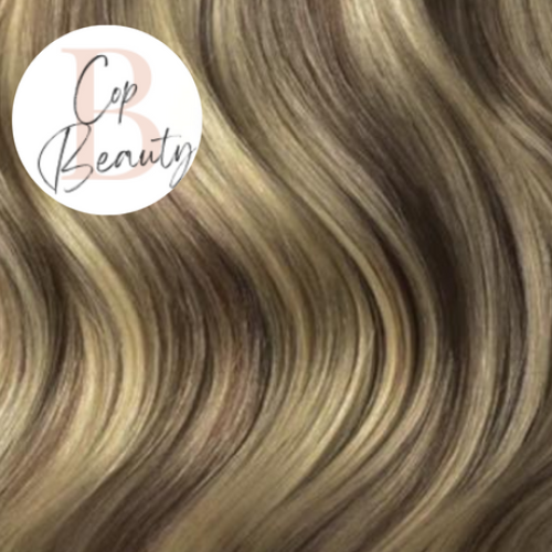 Clip-in cop Beauty, odtieň melír, 14.22 Cop Beauty, melír #14/22, 35cm - 100g