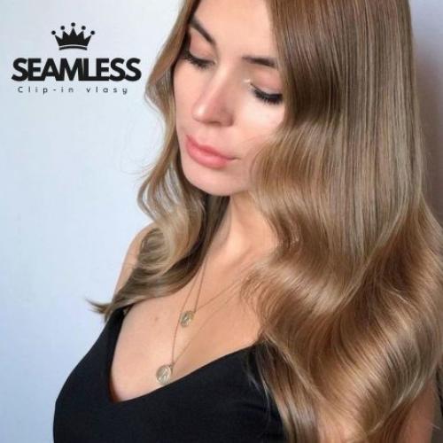 Clip-in vlasy Seamless, odtieň #18, 40cm - 150g Clip-in vlasy Seamless, odtieň #18, 40cm - 150g
