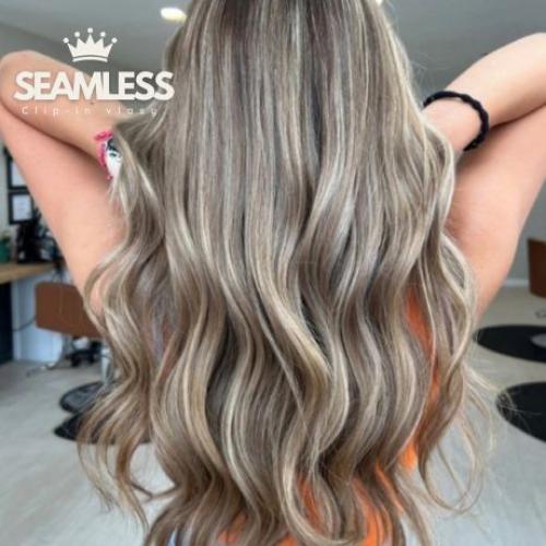 Clip-in vlasy Seamless, odtieň #9/613, 40cm - 150g Clip-in vlasy Seamless, odtieň #9/613, 40cm - 150g