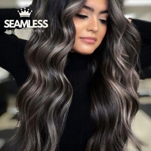 Clip-in vlasy Seamless, Balayage # Fashion, 40cm - 150g Clip-in vlasy Seamless, Balayage # Fashion, 40cm - 150g