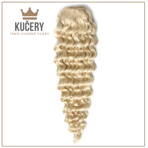 Clip-in Kučeravé, odtieň #60, 35cm Clip-in Kučeravé, odtieň #60, 35cm