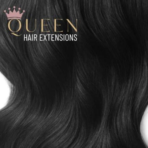 Clip-in vlasy Queen, odtieň #1B, 50cm - 240g Clip-in vlasy Queen, odtieň #1B, 50cm - 240g