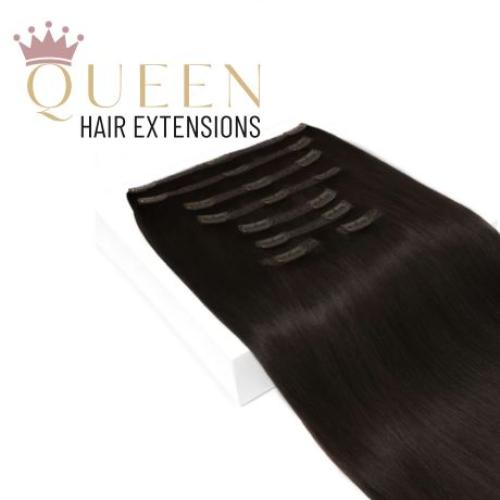 Clip-in vlasy Queen, odtieň #2, 50cm - 240g Clip-in vlasy Queen, odtieň #2, 50cm - 240g