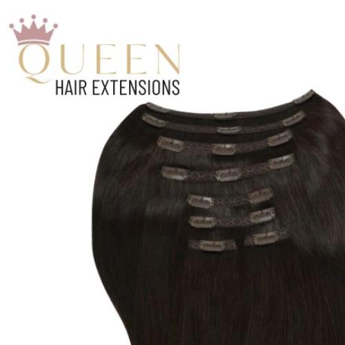 Clip-in vlasy Queen, odtieň #2, 50cm - 240g Clip-in vlasy Queen, odtieň #2, 50cm - 240g