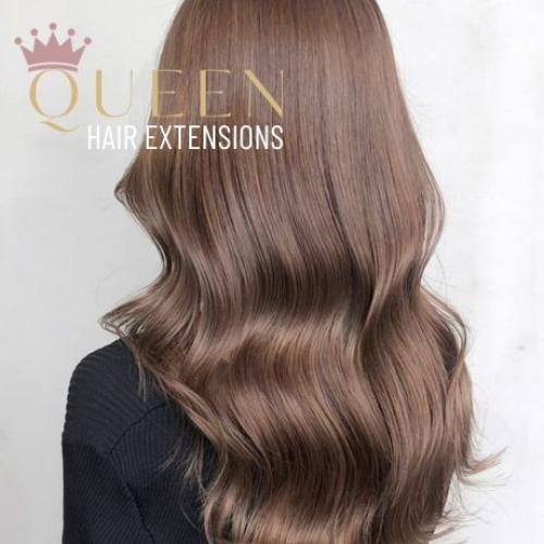 Clip-in vlasy Queen, odtieň #8, 50cm - 240g Clip-in vlasy Queen, odtieň #8, 50cm - 240g