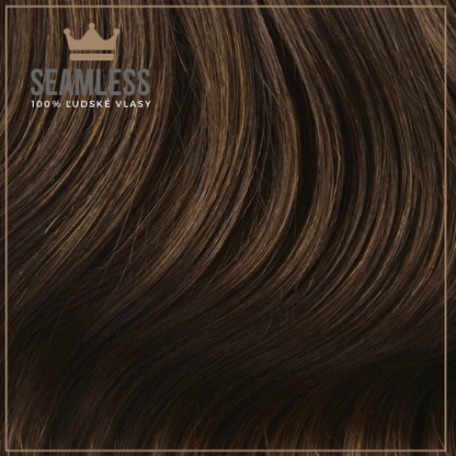 Clip-in vlasy Seamless, odtieň #4, 40cm - 150g Clip-in vlasy Seamless, odtieň #4, 40cm - 150g