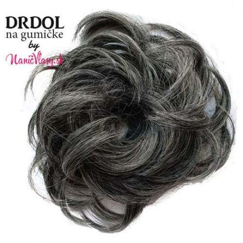 drdol-cierny-s-blond Drdol Amanda na gumičke čierny s blond