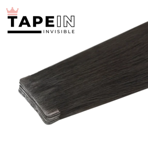 Tape-in vlasy Invisible odtieň #1B, 45cm - 50g Tape-in vlasy Invisible odtieň #1B, 45cm - 50g