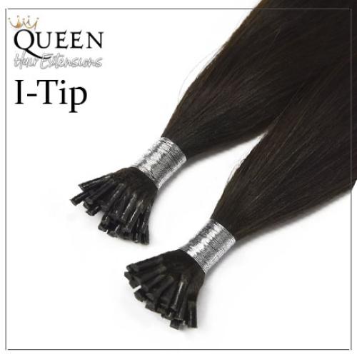 I-tip ľudské vlasy, odtieň #2, 45cm - 50g I-tip ľudské vlasy, odtieň #2, 45cm - 50g