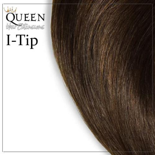 I-tip ľudské vlasy, odtieň #4, 45cm - 50g I-tip ľudské vlasy, odtieň #4, 45cm - 50g