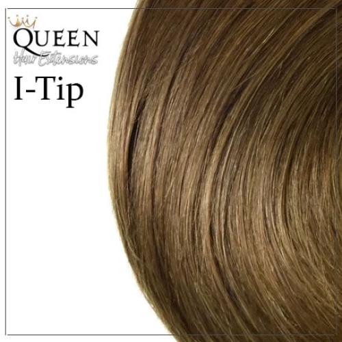 I-tip ľudské vlasy, odtieň #6, 45cm - 50g I-tip ľudské vlasy, odtieň #6, 45cm - 50g