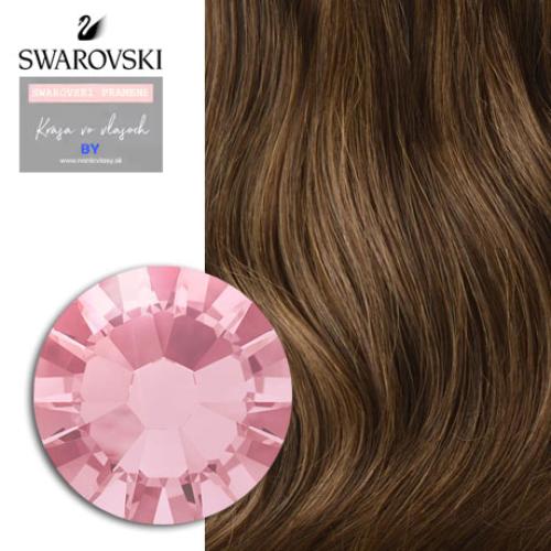 swarovski-strednehneda-crystal-rose Swarovski prameň Crystal Rose #6S Strednehnedá, 40cm