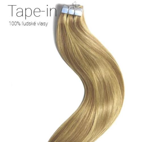 Tape-in vlasy, odtieň #18/613, 40cm Tape-in vlasy, odtieň #18/613, 40cm