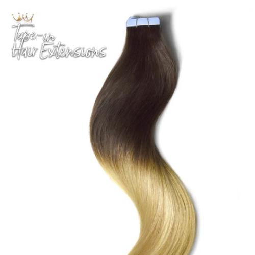 Tape-in vlasy, Ombré #4.27/613, 40cm Tape-in vlasy, Ombré #4.27/613, 40cm