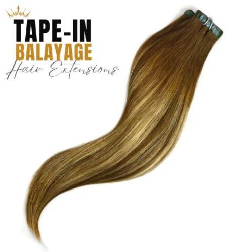 Tape-in vlasy, Balayage # Ultimate, 40cm - 100g Tape-in vlasy, Balayage # Ultimate, 40cm - 100g