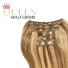 Clip-in vlasy Queen, Melír #6/27, 45cm - 240g Clip-in vlasy Queen, Melír #6/27, 45cm - 240g