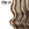 Clip-in vlasy Premium, odtieň #4/613, 35cm - 130g Clip-in vlasy Premium, odtieň #4/613, 35cm - 130g