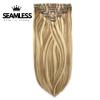 Clip-in vlasy Seamless, odtieň #18/613, 40cm - 150g Clip-in vlasy Seamless, odtieň #18/613, 40cm - 150g
