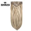Clip-in vlasy Seamless, Melír #8/60, 40cm - 150g Clip-in vlasy Seamless, Melír #8/60, 40cm - 150g