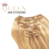 Clip-in vlasy Queen, odtieň #18/613, 50cm - 240g Clip-in vlasy Queen, odtieň #18/613, 50cm - 240g