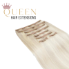 Clip-in vlasy Queen, odtieň #60/101, 50cm - 240g Clip-in vlasy Queen, odtieň #60/101, 50cm - 240g