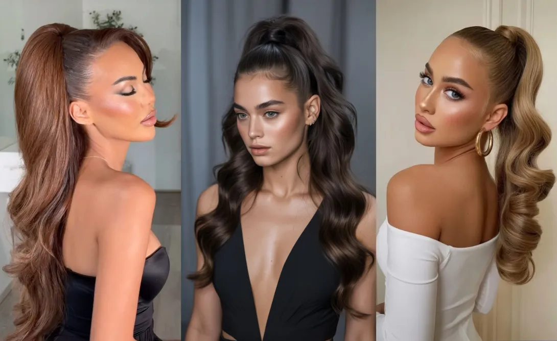 Vysoké copíky s leskom a hustotou