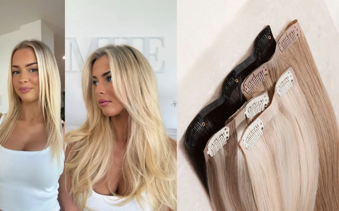 Jednoduché predĺženie vlasov